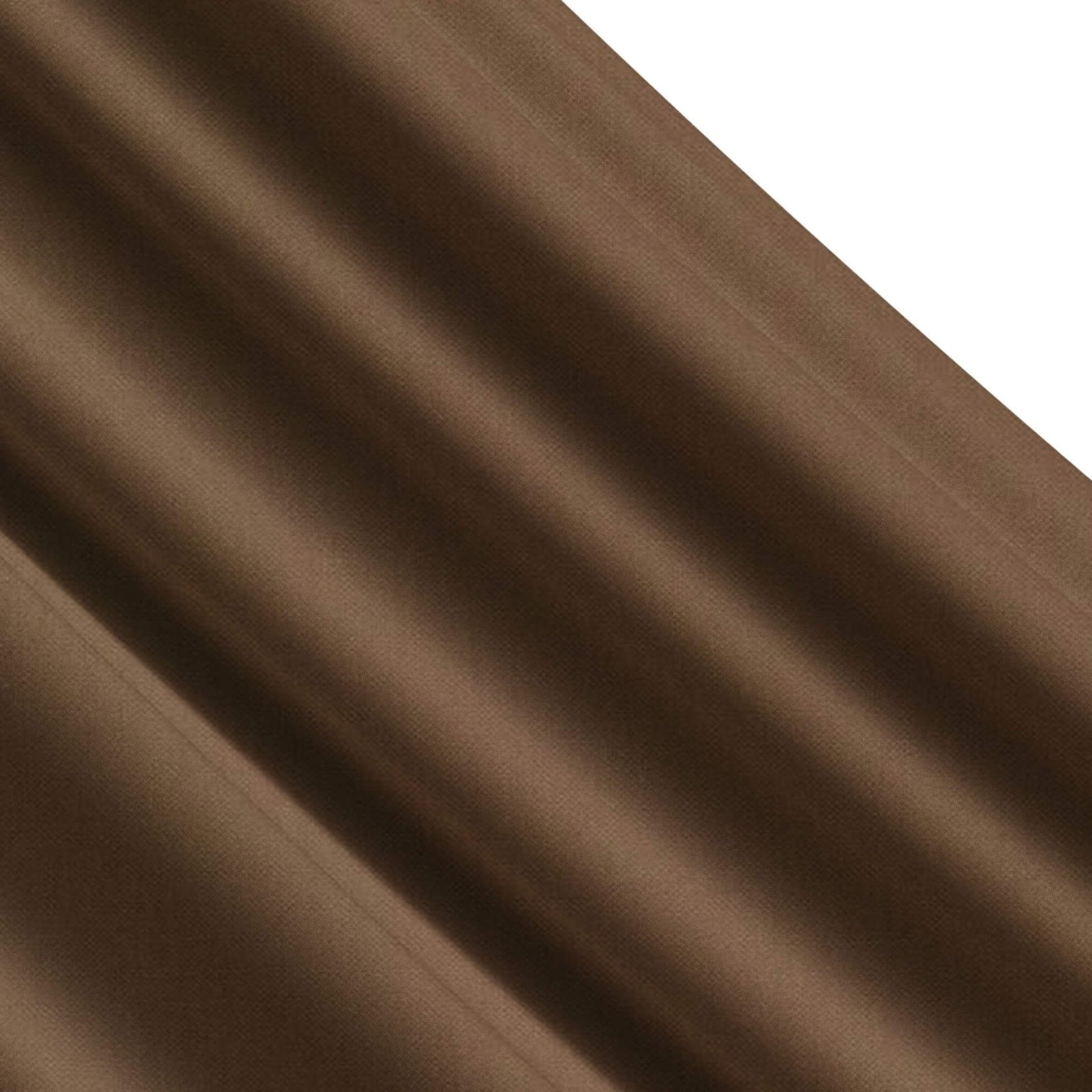 Mocha Brown Valances and Cafe Curtains Premium USA Cotton - b314