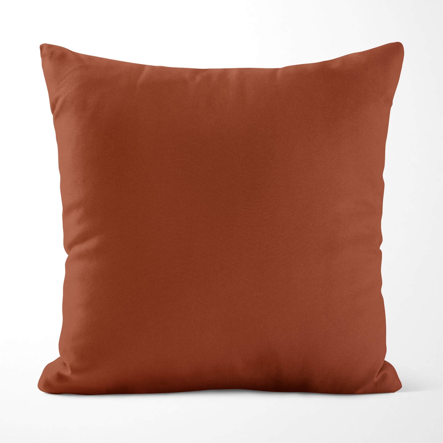 Rust Colored Throw Pillow Covers and Euro Shams Premium USA Cotton - b105