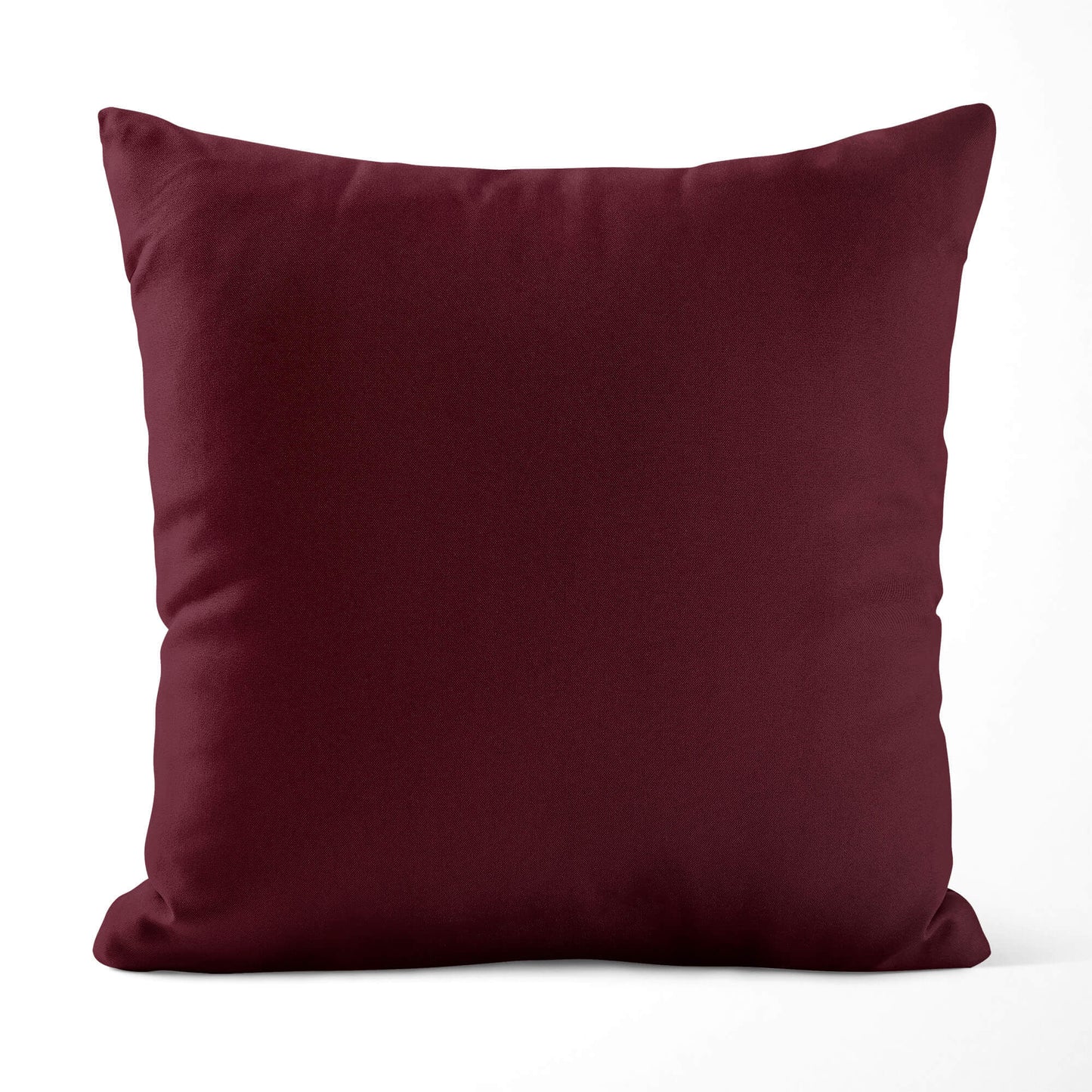 Dark Burgundy Red Throw Pillow Covers and Euro Shams Premium USA Cotton - b114