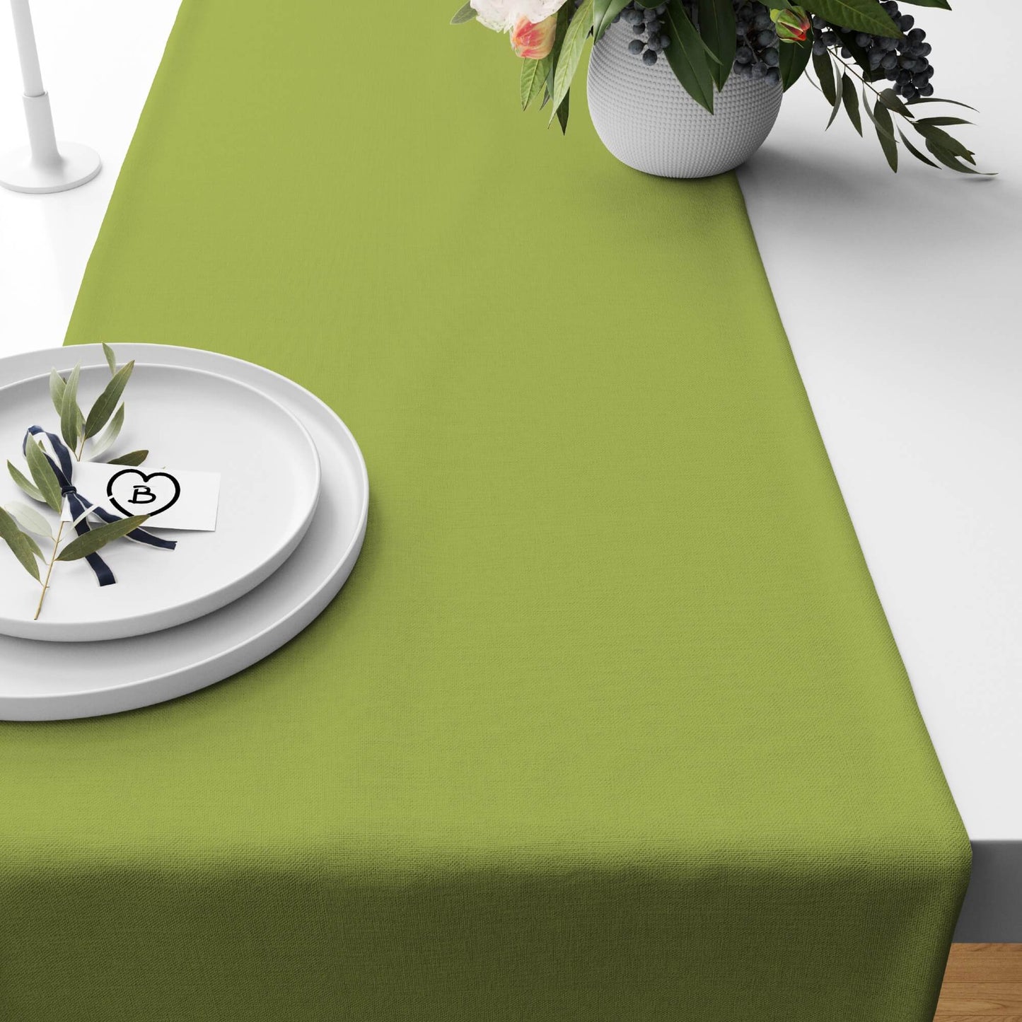 Pistachio Green Table Runners Placemats color 134