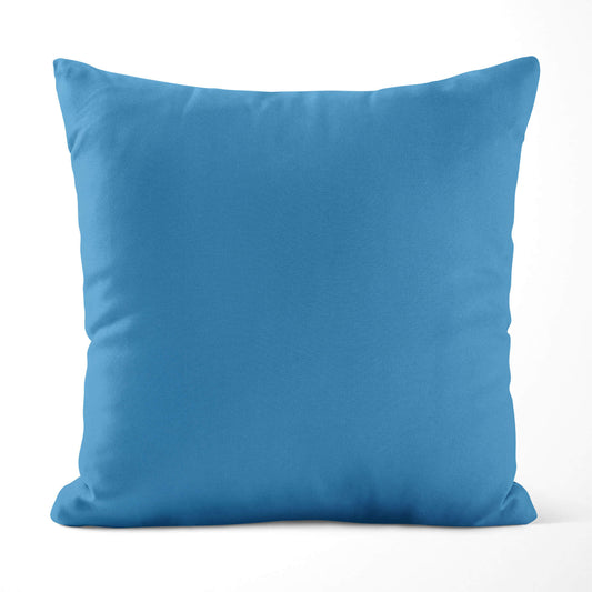 Coastal Cerulean Blue Throw Pillow Covers and Euro Shams Premium USA Cotton - b137