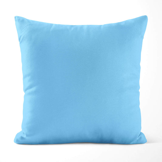 Bluebell Light Blue Throw Pillow Covers and Euro Shams Premium USA Cotton - b141