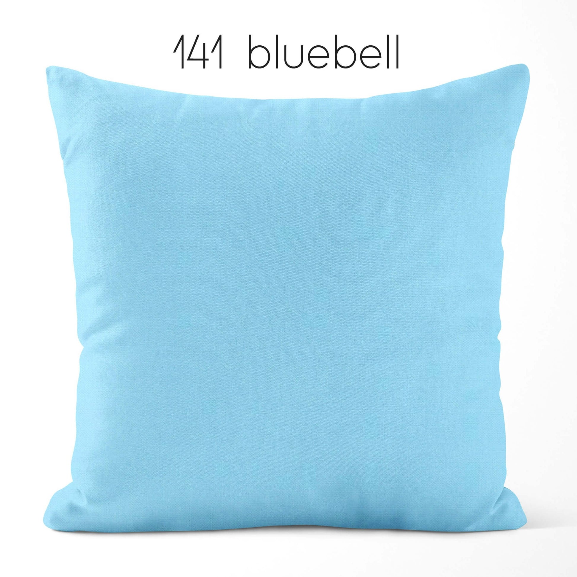 Bluebell Cotton Pillow Covers Custom Made to Order color 141