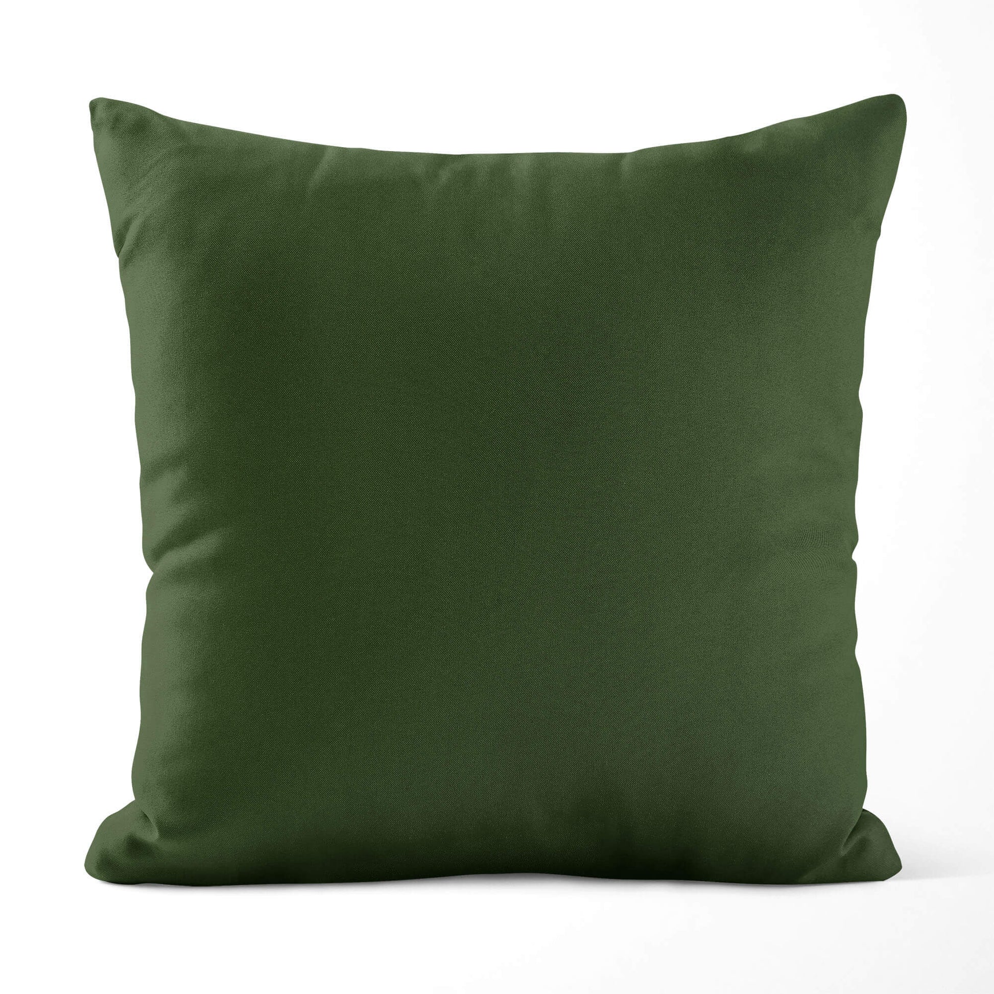 Dark Olive Green Pillow Covers and Euro Shams Premium USA Cotton - b149