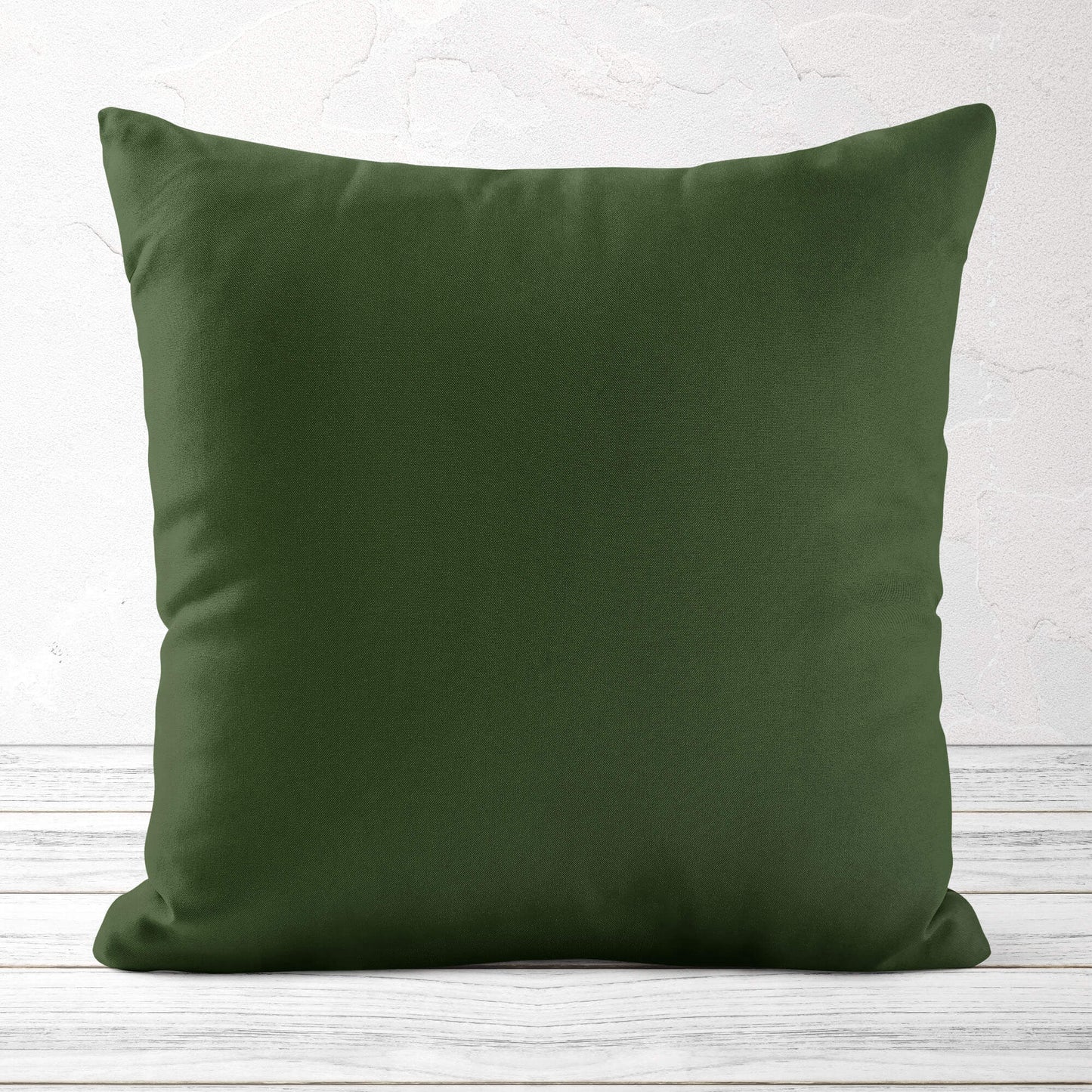 Dark Olive Green Pillow Covers and Euro Shams Premium USA Cotton - b149