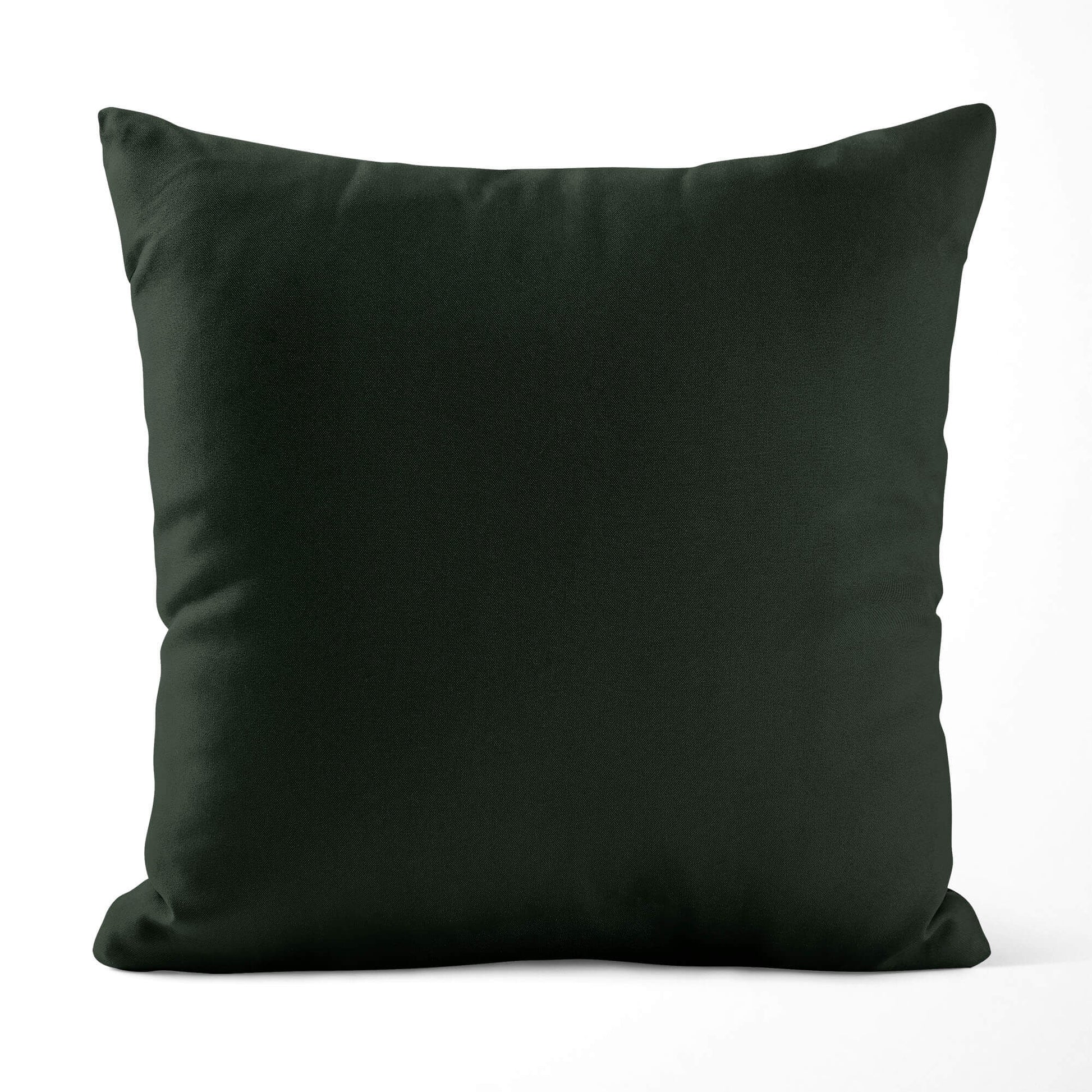 Dark Hunter Green Throw Pillow Covers and Euro Shams Premium USA Cotton - b15