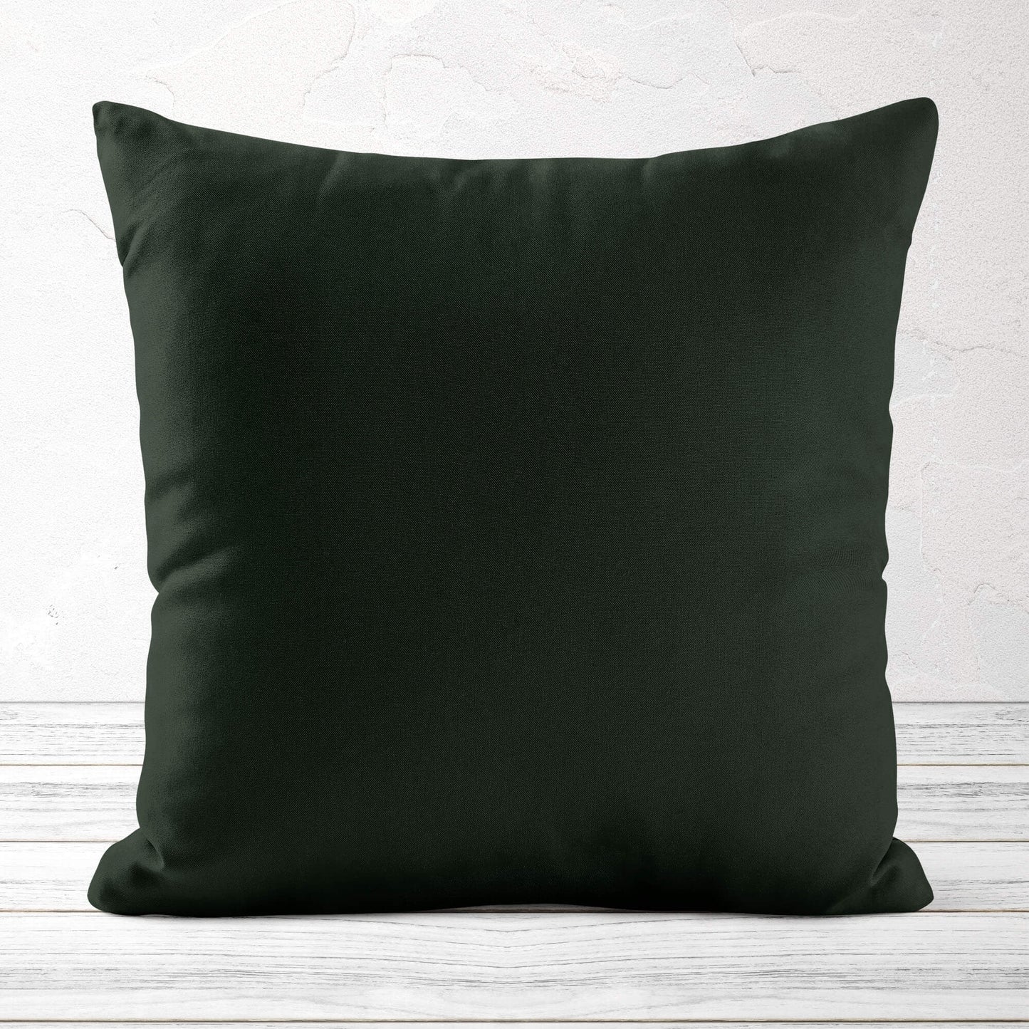 Dark Hunter Green Throw Pillow Covers and Euro Shams Premium USA Cotton - b15