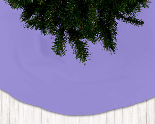 Lavender Holiday Christmas Tree Skirts - b164