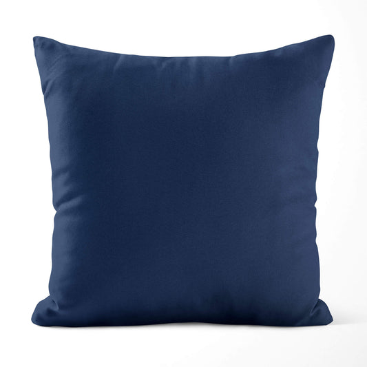 Dark American Blue Throw Pillow Covers and Euro Shams Premium USA Cotton - b174