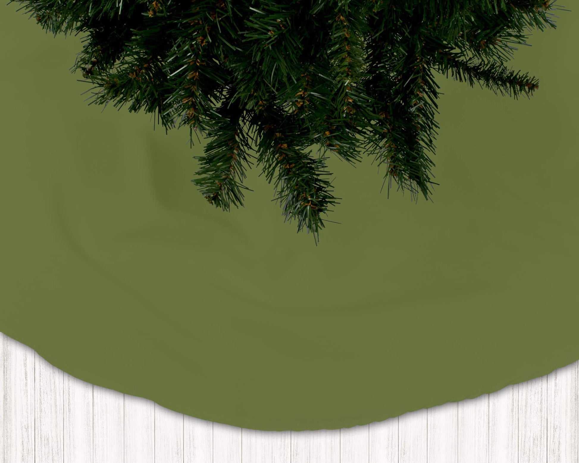 Terrain Cactus Green Holiday Christmas Tree Skirts - b175