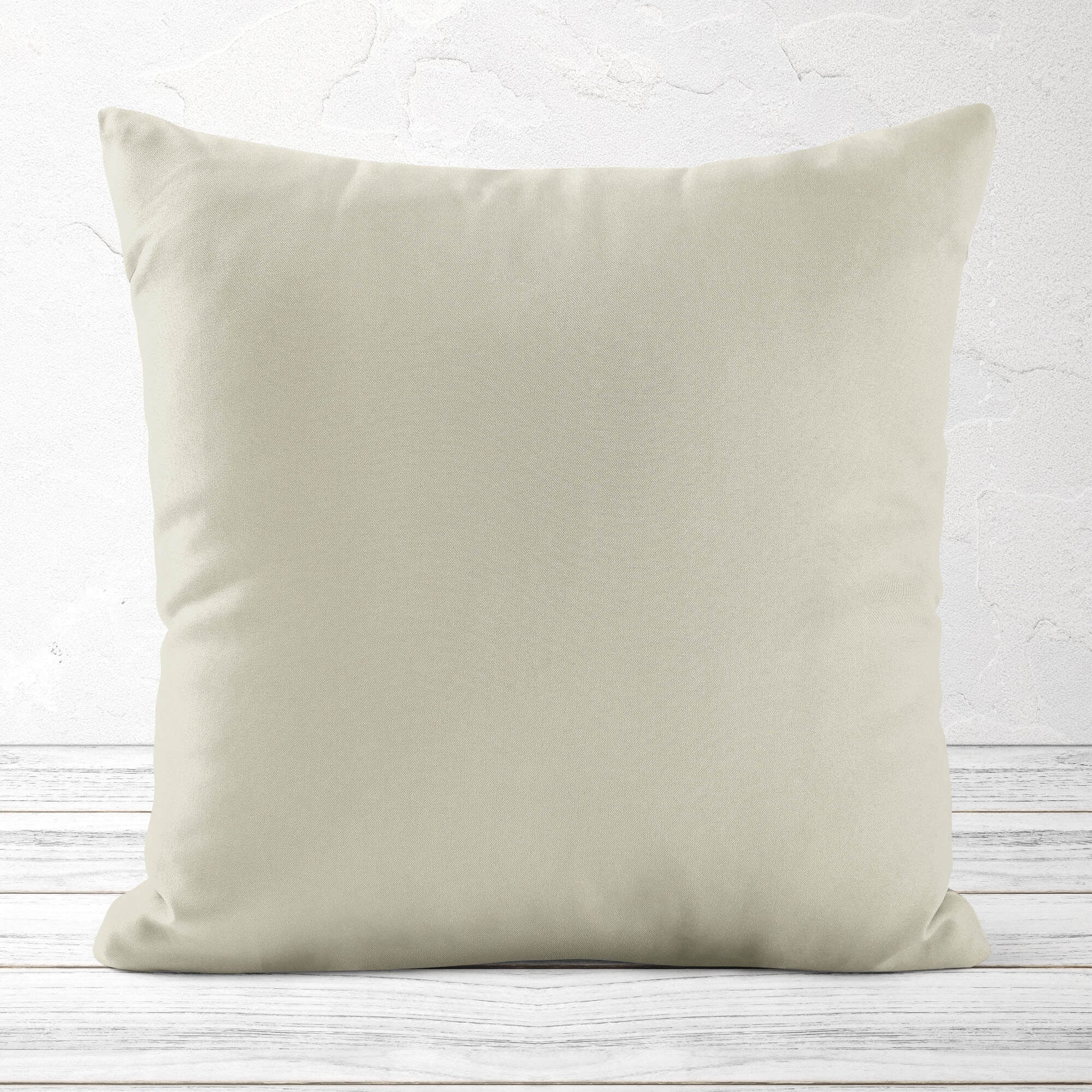 Ecru Stone-Beige Throw Pillow Covers and Euro Shams Premium USA Cotton - b178