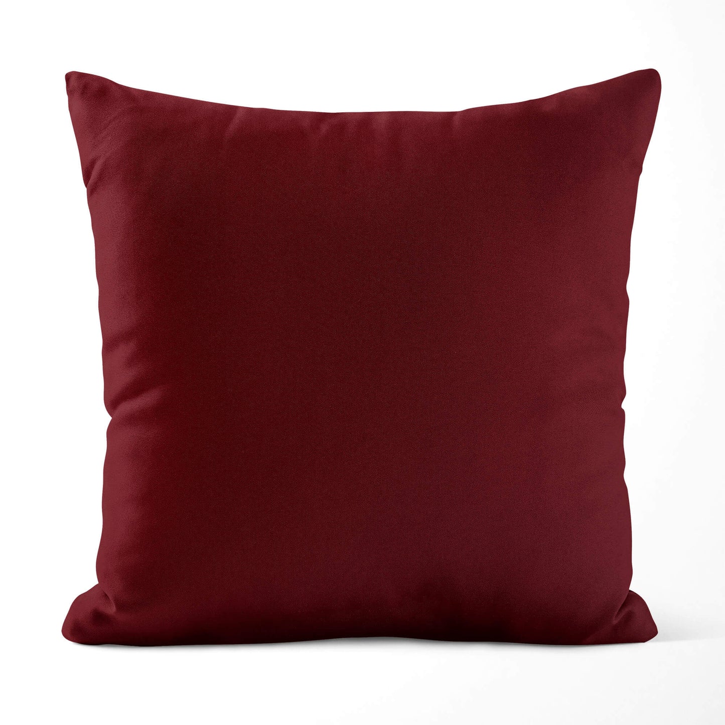 Burgundy Red Throw Pillow Covers and Euro Shams Premium USA Cotton - b18