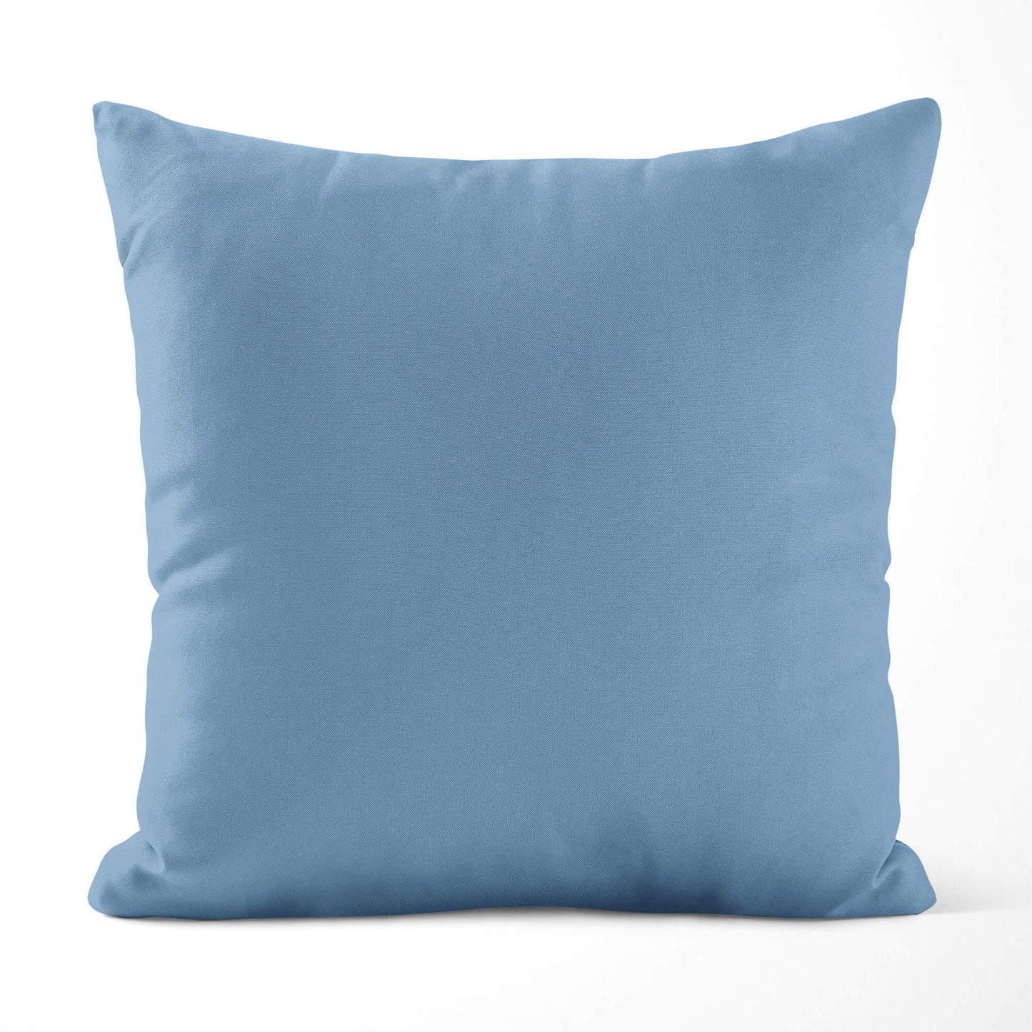 Light Glacier Blue Throw Pillow Covers and Euro Shams Premium USA Cotton - b207