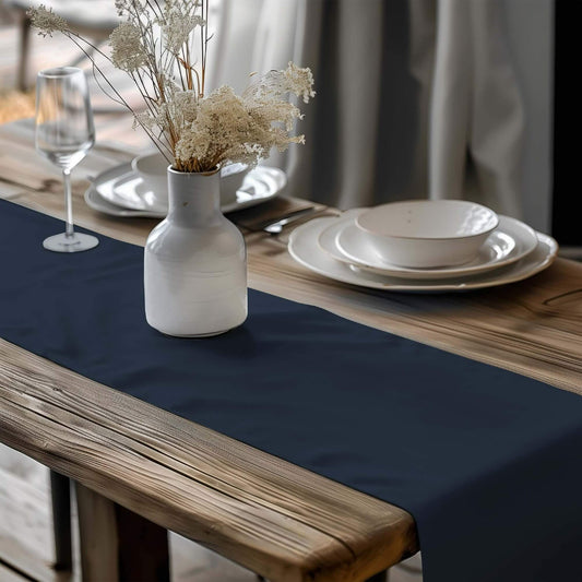 Dark Navy Blue Table Runners Placemats color 20