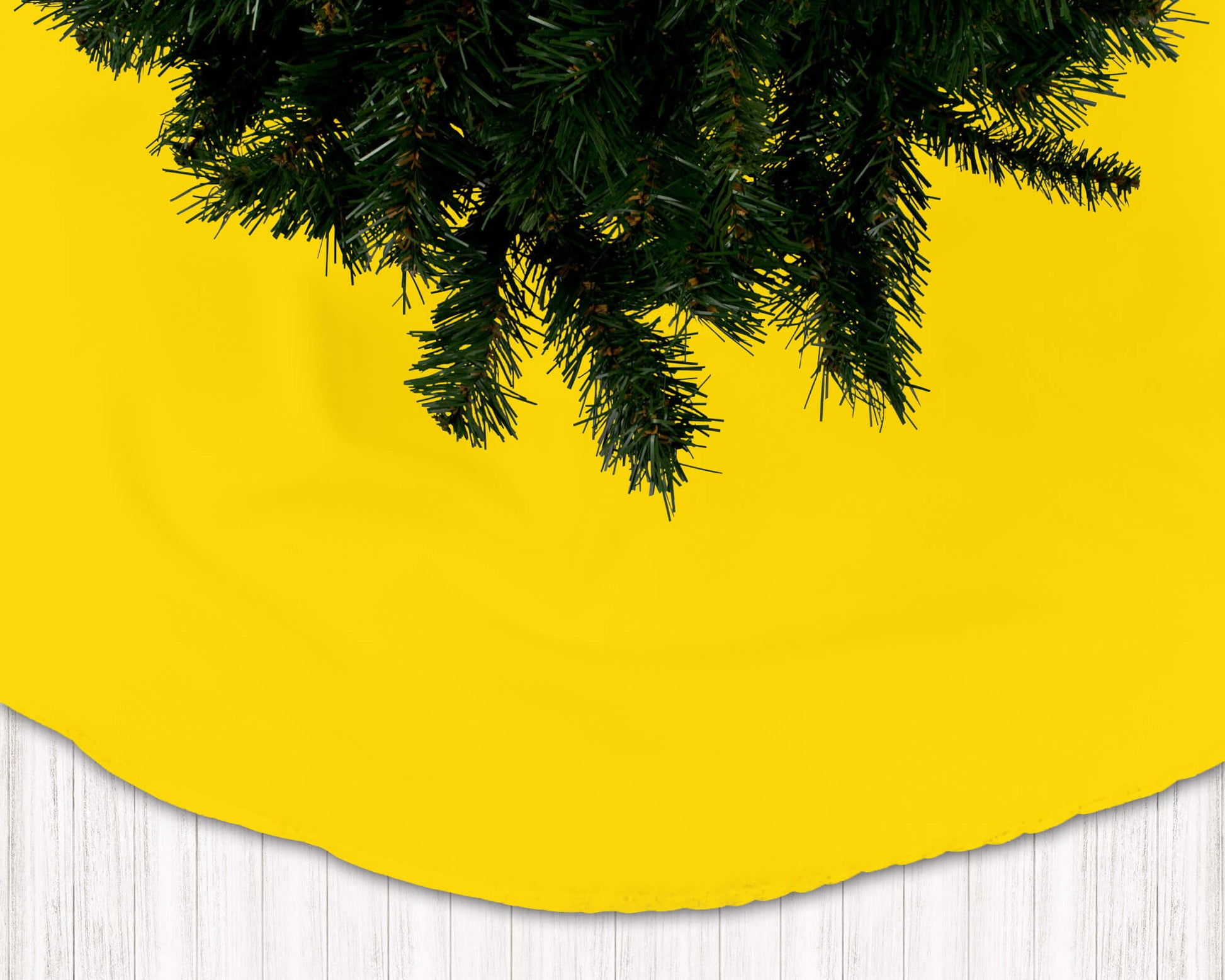 Sunflower Yellow Holiday Christmas Tree Skirts - b221