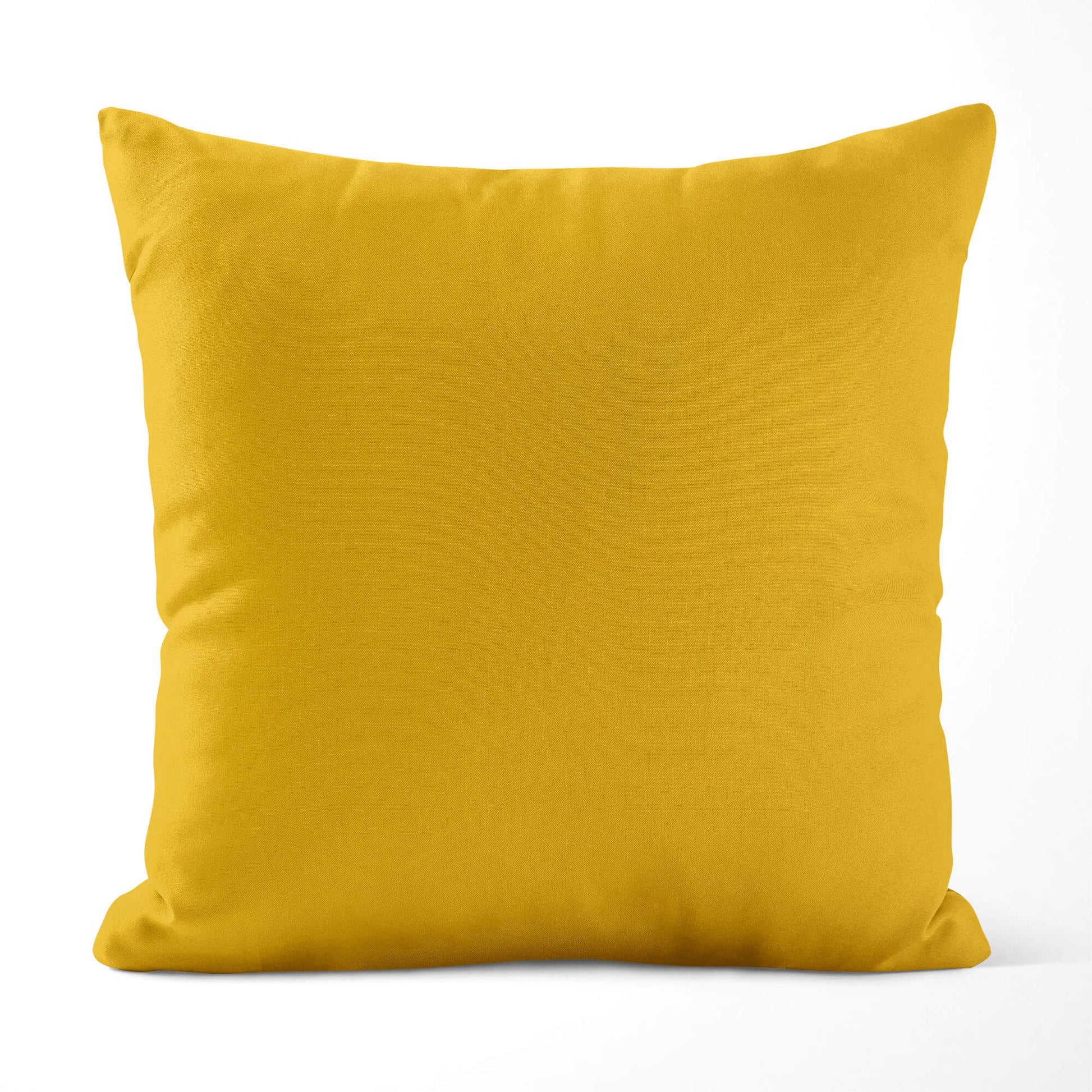 Mustard Yellow Throw Pillow Covers and Euro Shams Premium USA Cotton - b213