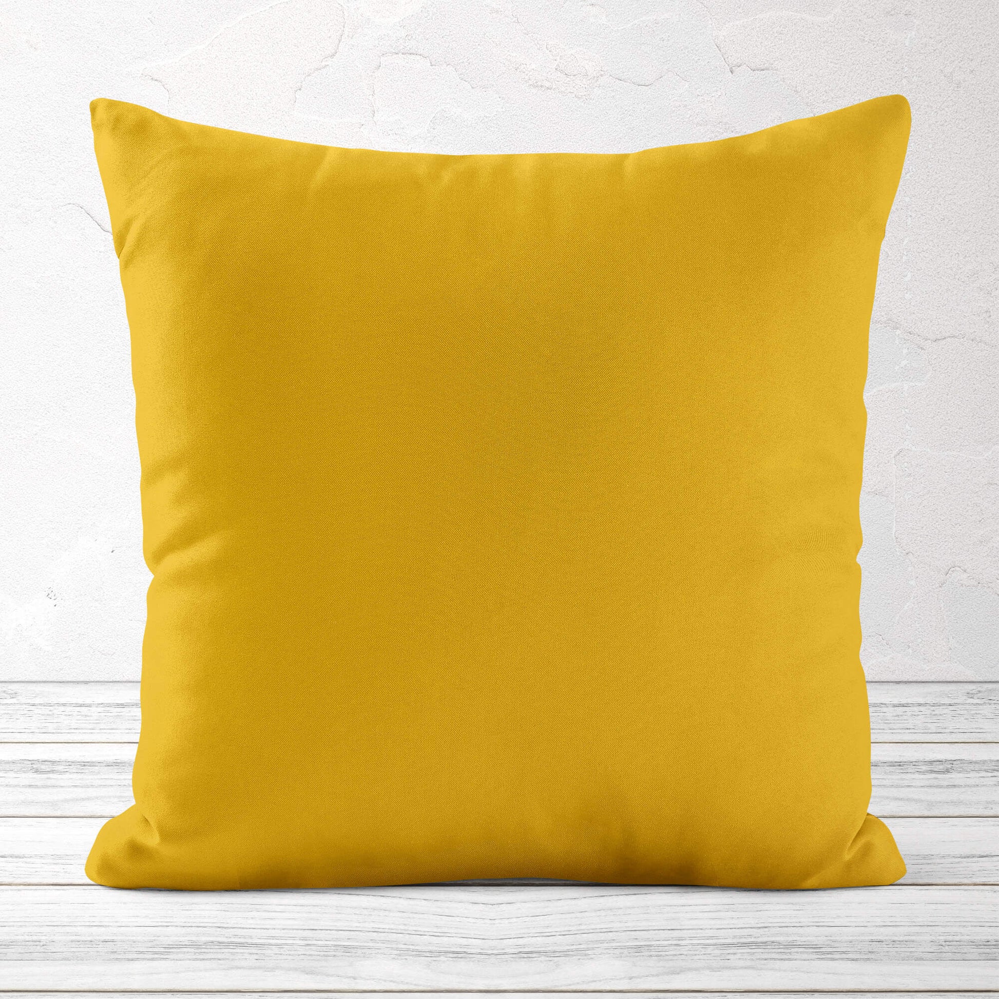 Mustard Yellow Throw Pillow Covers and Euro Shams Premium USA Cotton - b213