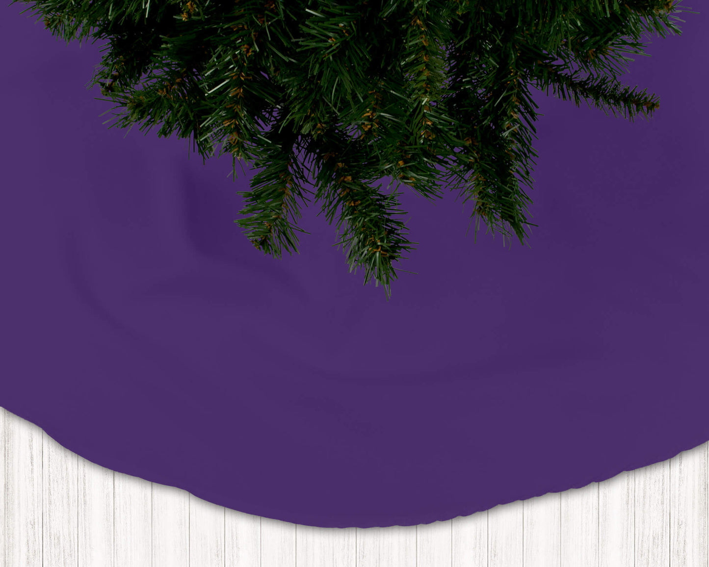 Purple Easter Holiday Christmas Tree Skirts - b21