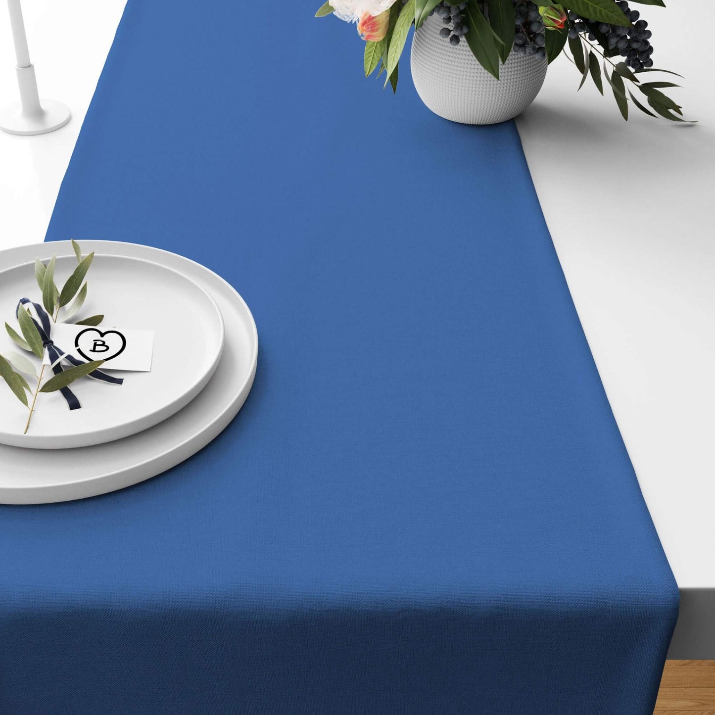 Cobalt Blue Table Runners and Placemats Premium USA Cotton - b227