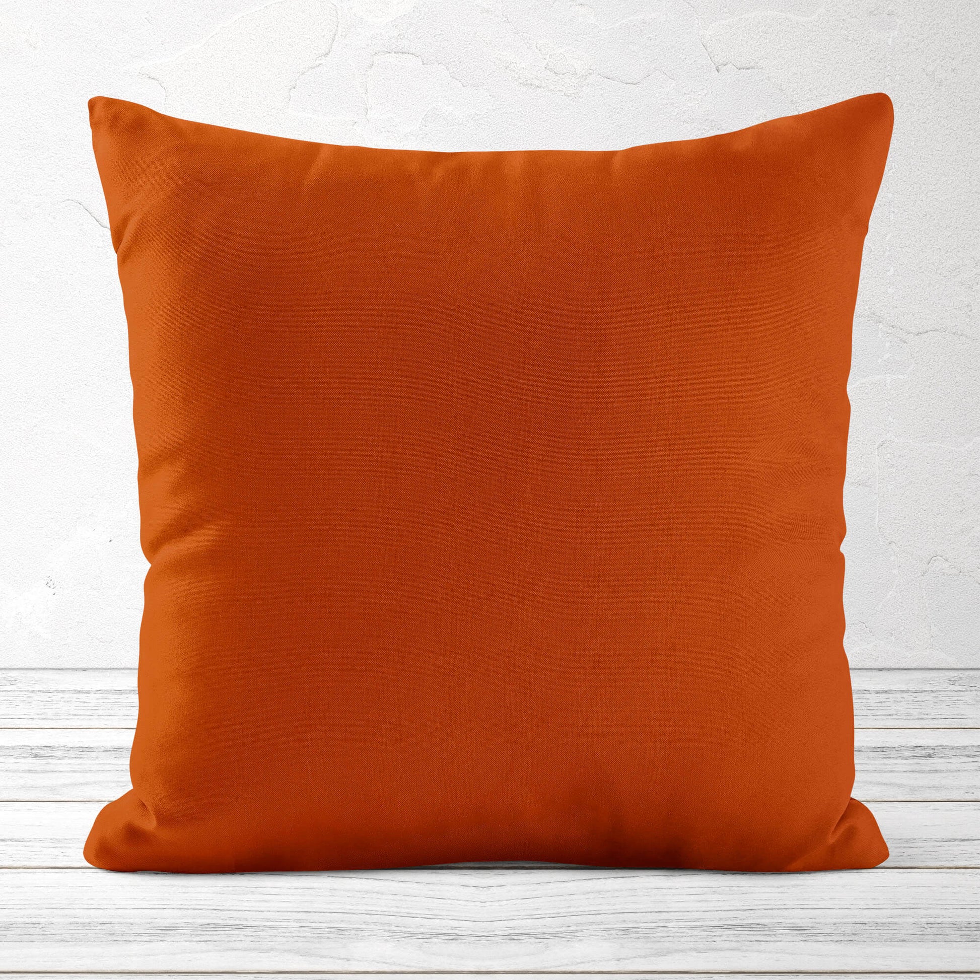 Orange Throw Pillow Covers and Euro Sham Premium USA Cotton - b231