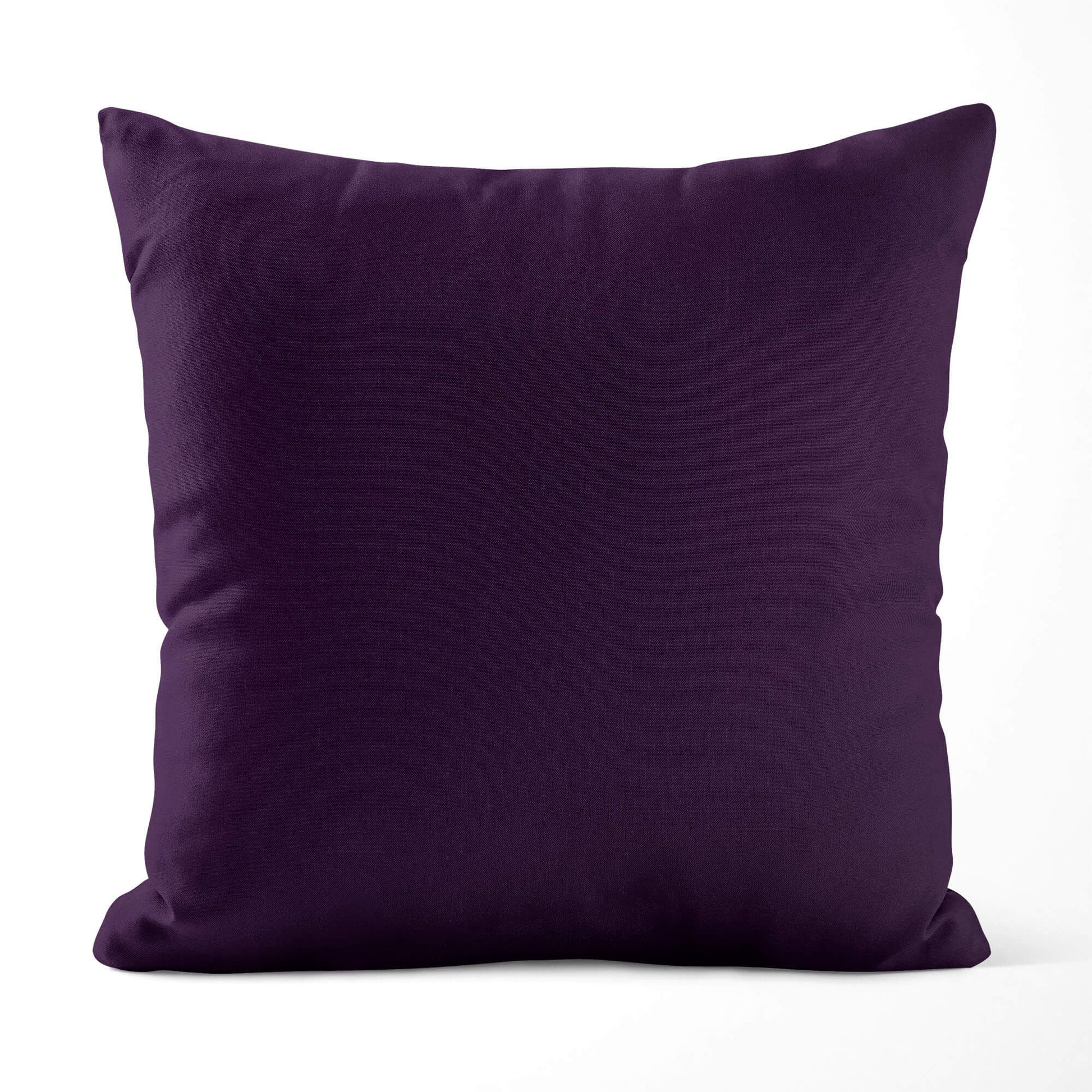 Dark Prune Purple Throw Pillow Covers and Euro Shams Premium USA Cotton - b238