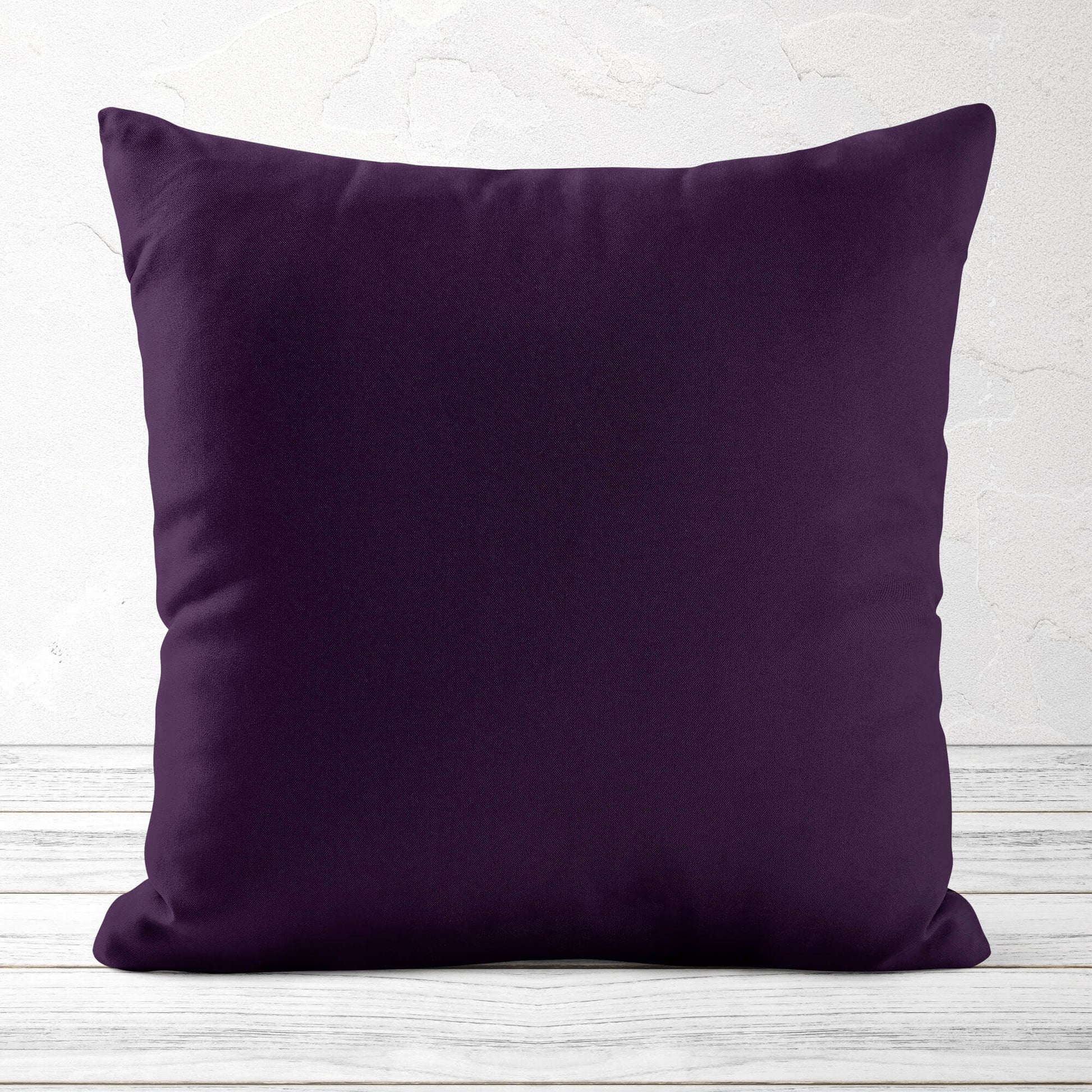 Dark Prune Purple Throw Pillow Covers and Euro Shams Premium USA Cotton - b238