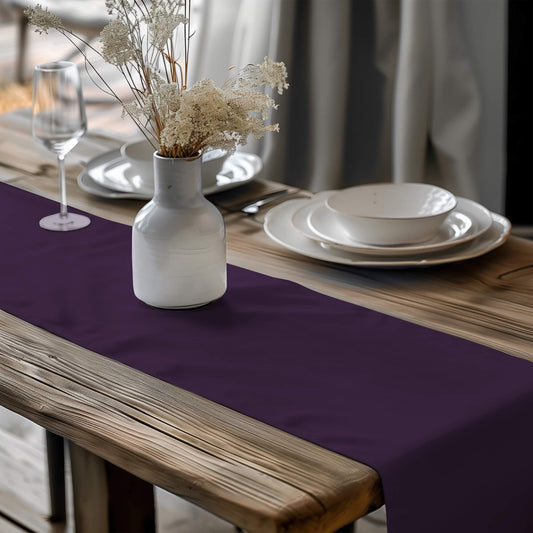 Prune Dark Purple Table Runner Placemats color 238