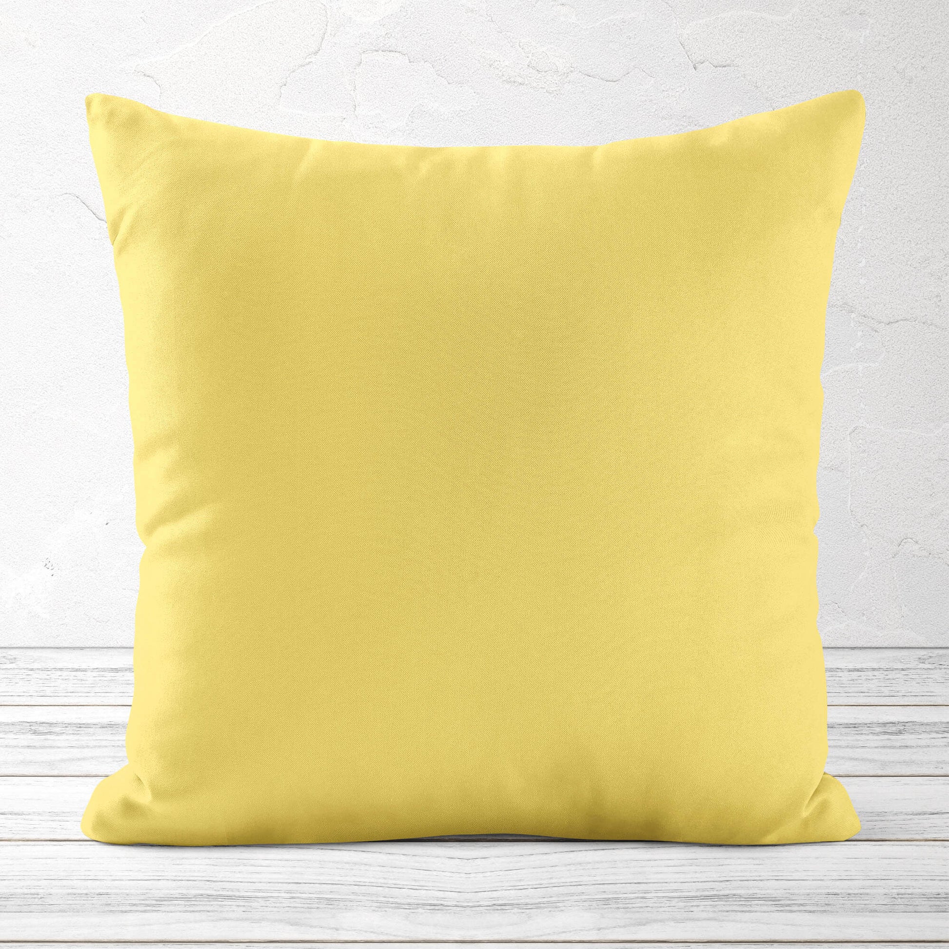 Light Yellow Throw Pillow Covers and Euro Shams Premium USA Cotton - b23