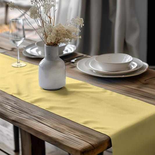 Light Yellow Table Runners Placemats color 23