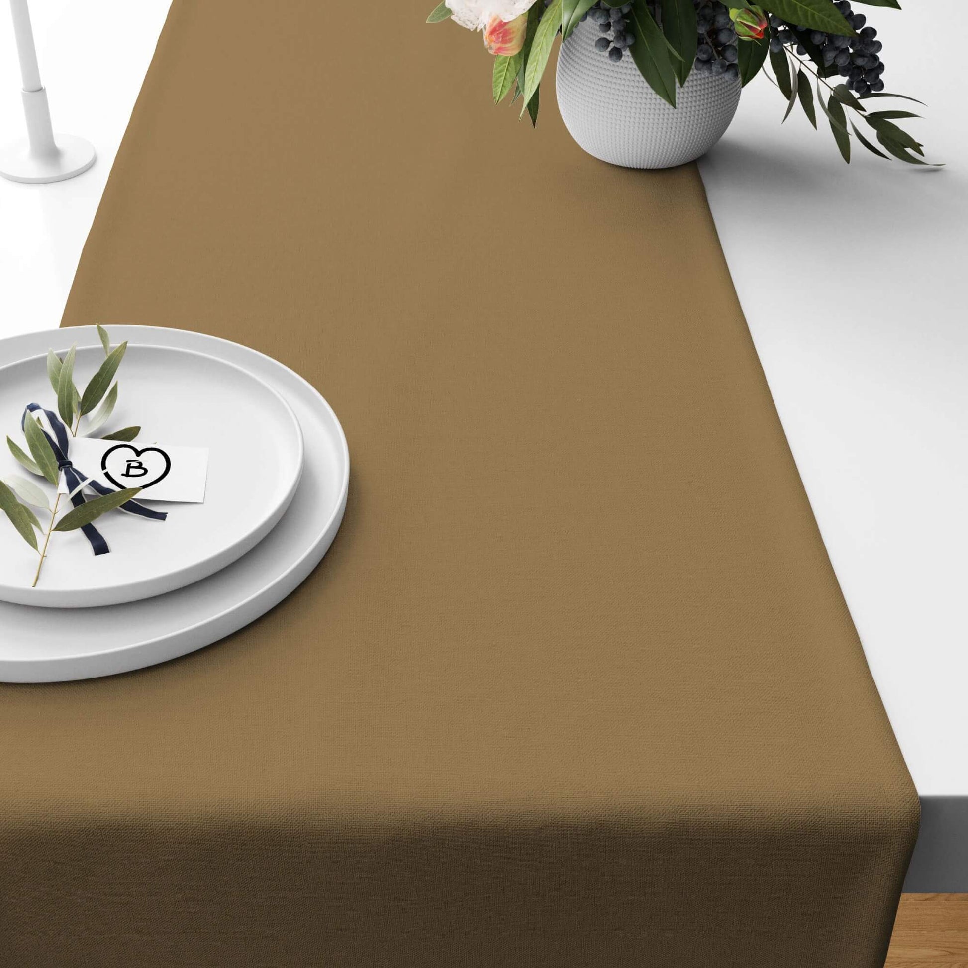 Latte Tan Table Runners Placemats color 245