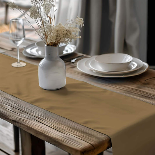 Latte Tan Table Runners Placemats color 245