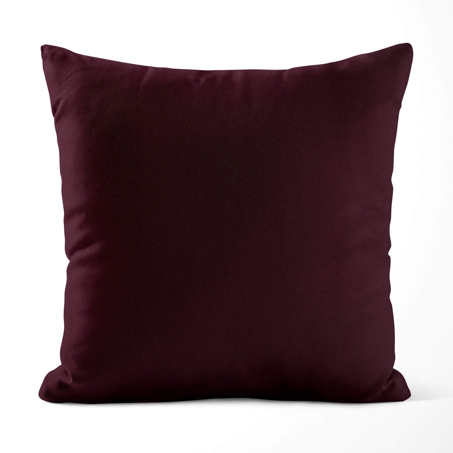 Merlot Dark Maroon Throw Pillow Covers and Euro Shams Premium USA Cotton - b279