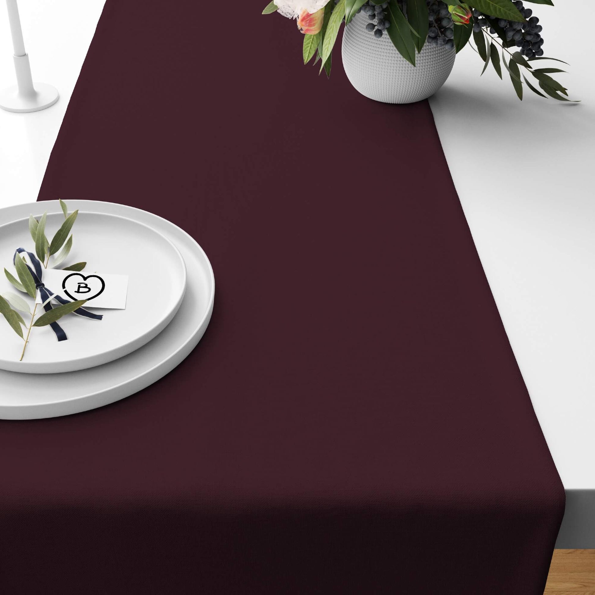 Merlot Dark Burgundy Red Table Runners Placemats color 279