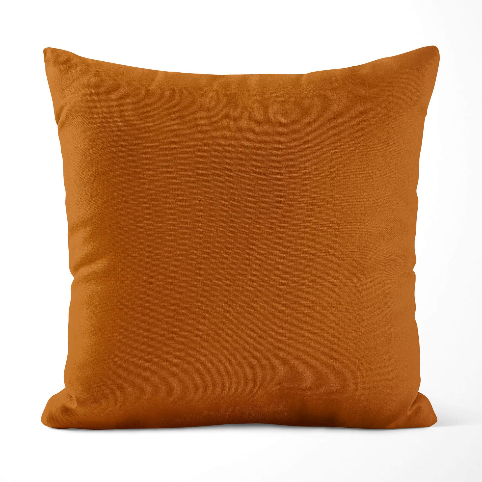 Light Orange Amber Throw Pillow Covers and Euro Shams Premium USA Cotton - b292