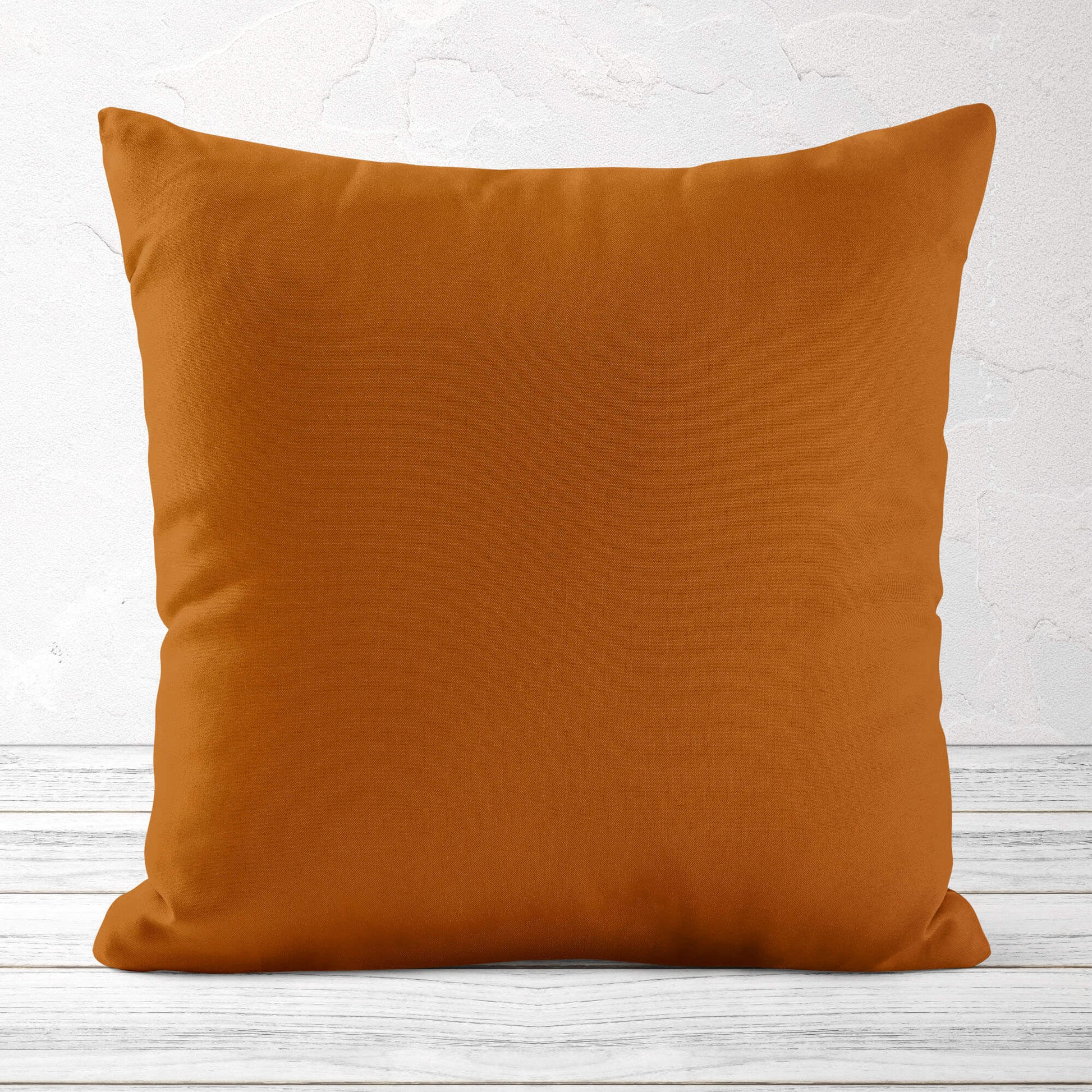 Light Orange Amber Throw Pillow Covers and Euro Shams Premium USA Cotton - b292