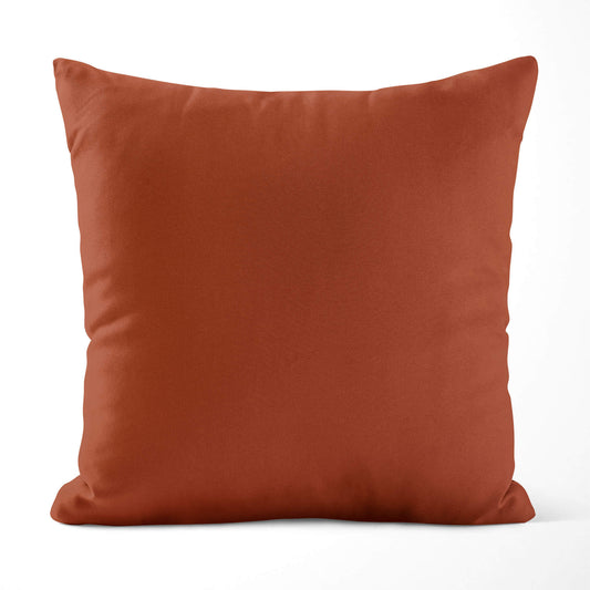 Spice Orange Throw Pillow Covers and Euro Shams Premium USA Cotton - b293