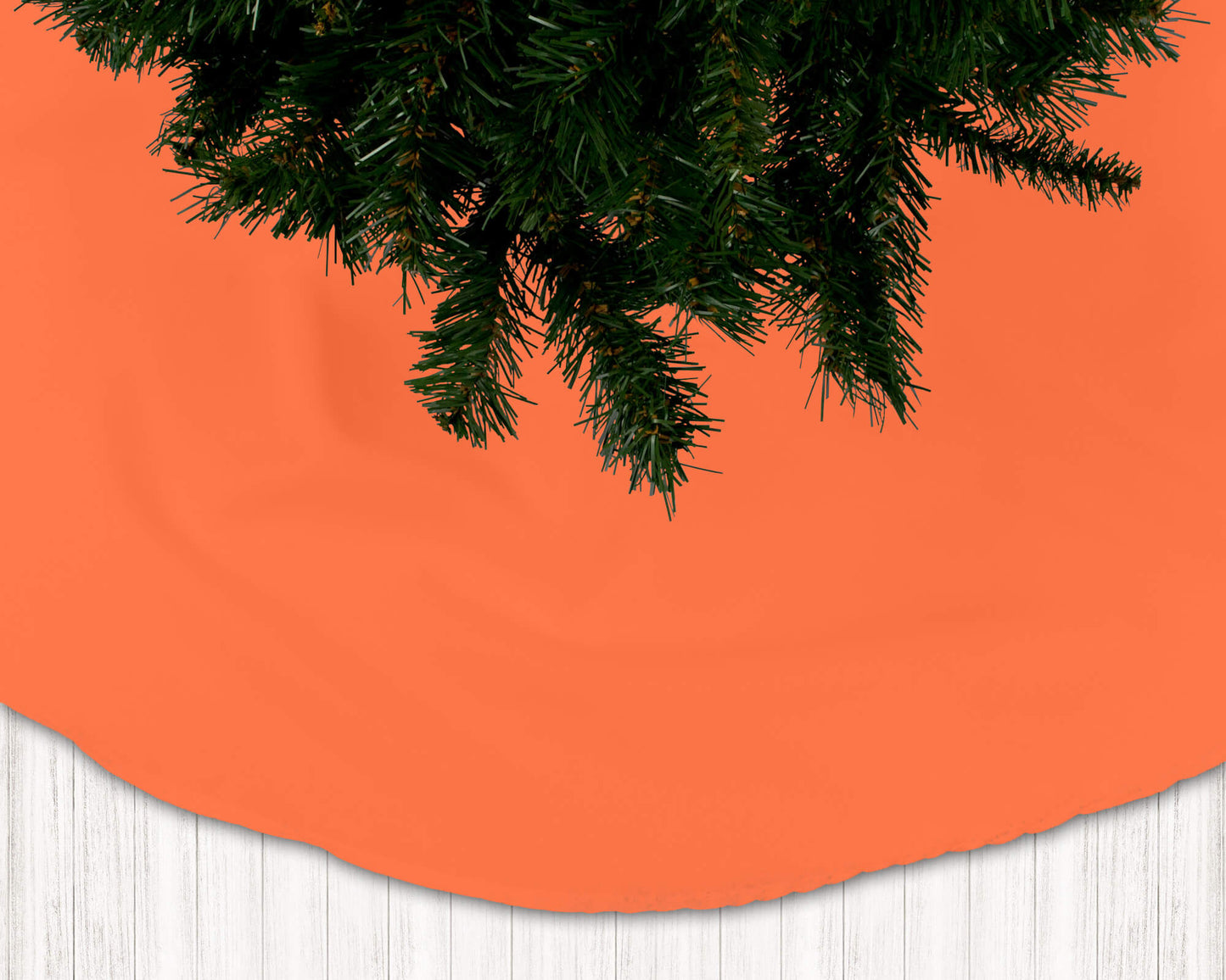 Melon Orange Holiday Christmas Tree Skirts - b295