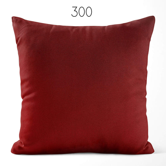 Solid Red Homespun Cotton Pillow Covers Custom Made pattern 300