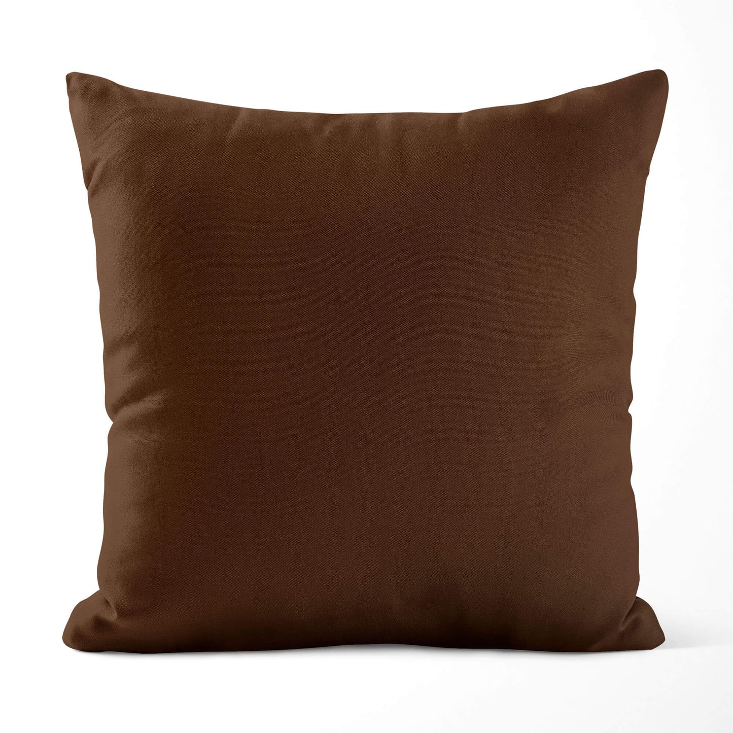 Mocha Brown Throw Pillow Covers and Euro Shams Premium USA Cotton - b314