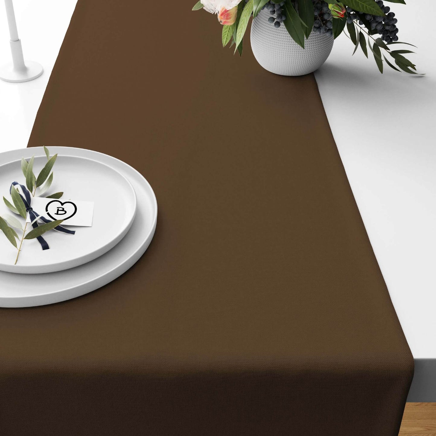 Mocha Brown Table Runners Placemats color 314