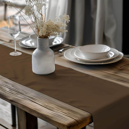 Mocha Brown Table Runners Placemats color 314