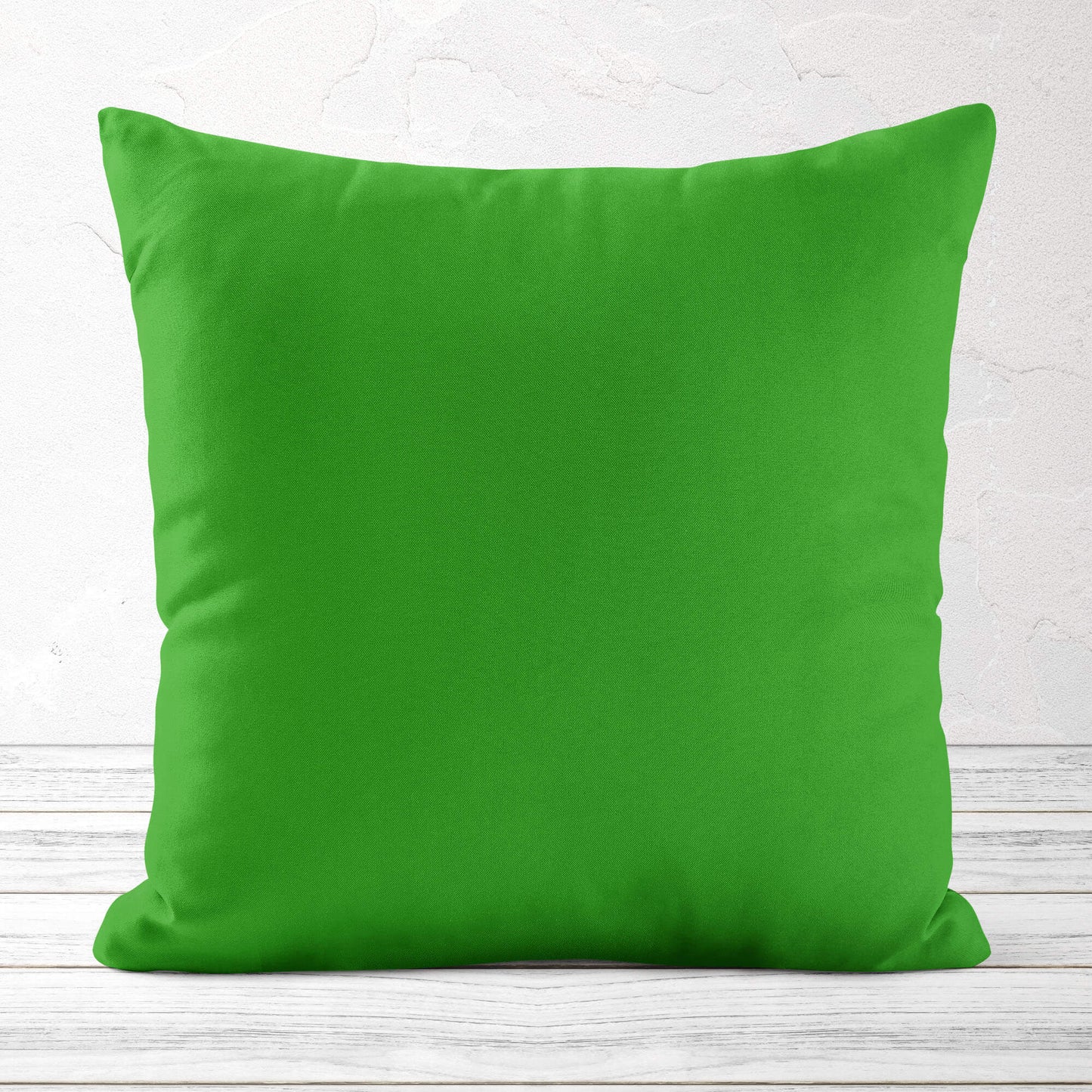 Bright Shamrock Green Throw Pillow Covers and Euro Shams Premium USA Cotton - b345