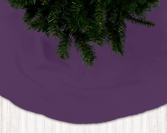 Purple Amethyst Holiday Christmas Tree Skirts - b390