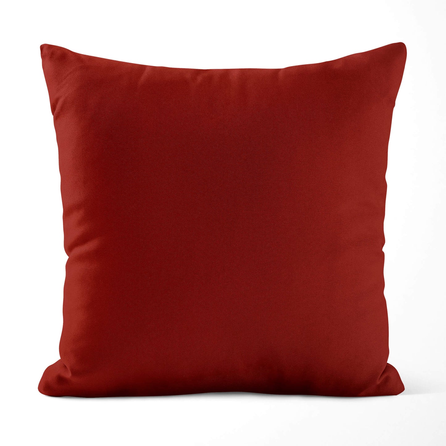 Cinnamon Brick Red Throw Pillow Covers and Euro Shams Premium USA Cotton - b424