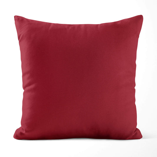 Rhubarb Red Throw Pillow Covers and Euro Shams Premium USA Cotton - b426