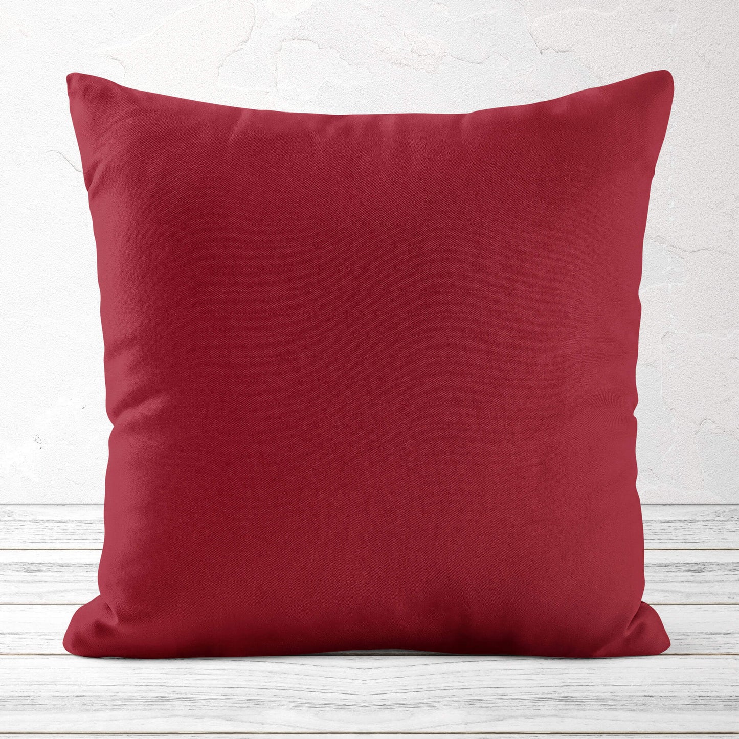 Rhubarb Red Throw Pillow Covers and Euro Shams Premium USA Cotton - b426