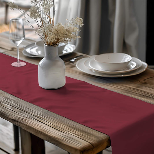 Rhubarb Red Table Runners Placemats color 426