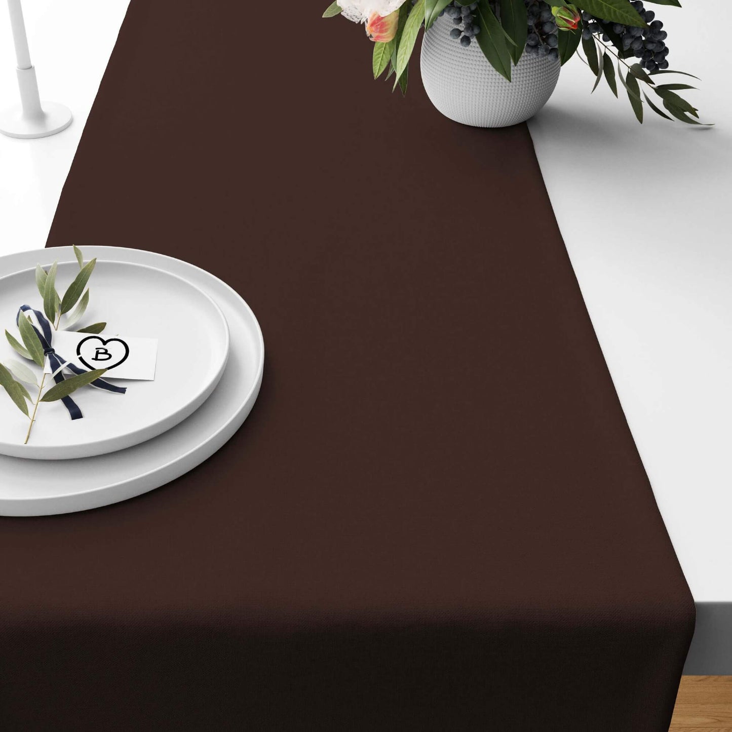 Dark Brown Table Runners Placemats color 427