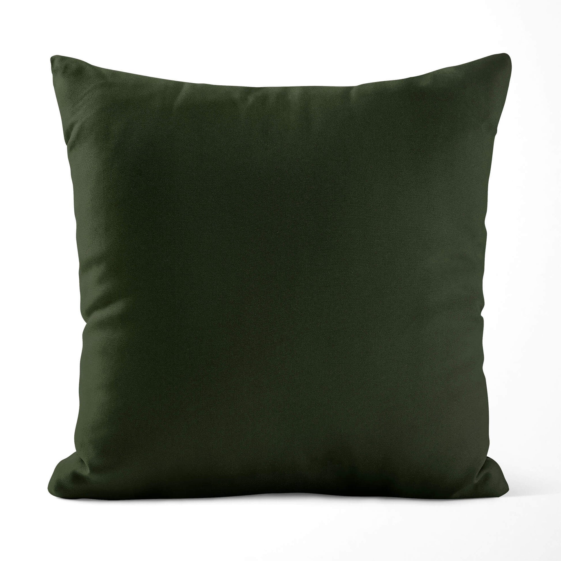 Dark Pine Green Throw Pillow Covers and Euro Shams Premium USA Cotton - b43