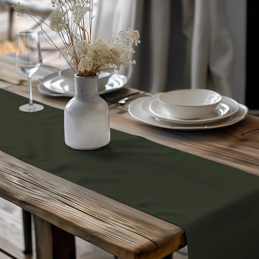 Hunter Green Table Runners Placemats color 15